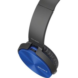 Sony Premium Powerful Lightweight Extra Bass Stereo Headphones with in-line Microphone and Remote for Apple iPhone/Android Smartphone (Blue)