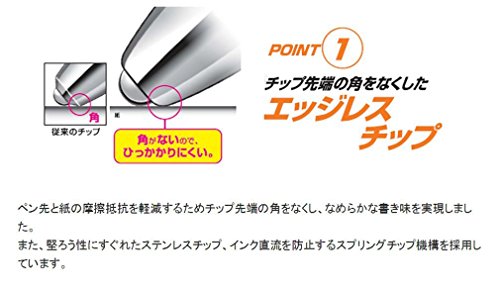 Mitsubishi Pencil Co., Ltd. ballpoint pen Uni-ball RT1 0.38mm black UMN15538.24 10 pieces
