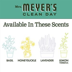 Mrs. Meyer's Soy Aromatherapy Candle, 35 Hour Burn Time, Made with Soy Wax and Essential Oils, Basil, 7.2 oz