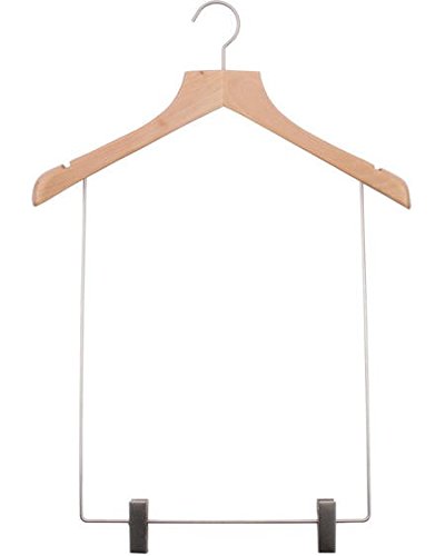 NAHANCO 24017 Concave Display Hanger, Low Gloss Natural, 17" 12/Carton, Pounds (Pack of 12)