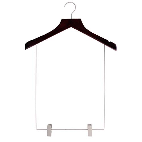 NAHANCO 24217 Concave Display Hanger, Low Gloss Black, 17" (Pack of 12)