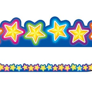 Teacher Created Resources Neon Stars Magnetic Border (77128)