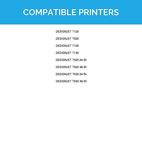 LD © Remanufactured Replacement for Hewlett Packard CZ133A (HP 711) Black Ink Cartridge for use in HP DesignJet T120, and T520 Printers