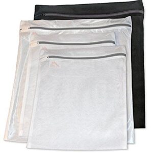 insidesmarts delicates laundry wash bags, set of 4 (2 medium & 2 large)