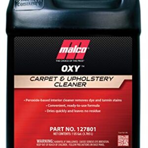 Malco OXY Carpet & Upholstery Cleaner - Stain Remover Spray for Car Interior Fabric/Cleans the Toughest Vehicle Stains/Deep Cleaning Liquid Formula / 1 Gallon (127801)