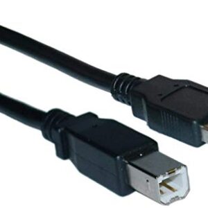 USB2.0 10FT Data Transfer Host Cable Cord For USB Cable For Akai MPK25 MPK49 MPK61 MPK88 Professional MIDI Keyboard PC Cord (Original Version)