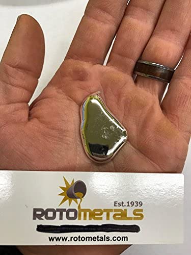 RotoMetals Gallium Spoon Mold + Gallium -Create a Magic Disappearing/Bending/Melting Gallium Spoon, Includes Syringe with Gallium Included