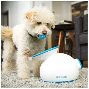 ifetch interactive ball launcher for dogs – launches mini tennis balls, small,multicolored