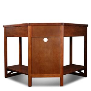 Leick Home Corner Computer and Writing Desk, Oak Finish