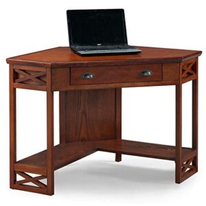 Leick Home Corner Computer and Writing Desk, Oak Finish