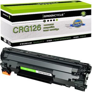 greencycle compatible toner cartridge replacement for canon 126 crg-126 crg126 3483b001 imageclass lbp6200d lbp6230dw printer (black,1 pk)