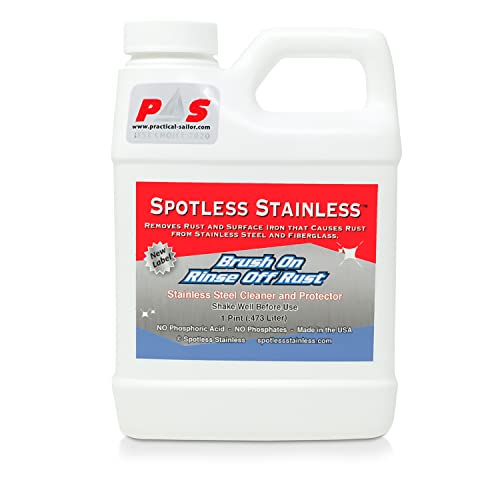 Spotless Stainless Marine Rust Remover and Protectant - 16 Ounce (Pint)