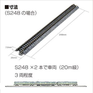 Kato N gauge 20-231 double-track piece over point # 4 (right)