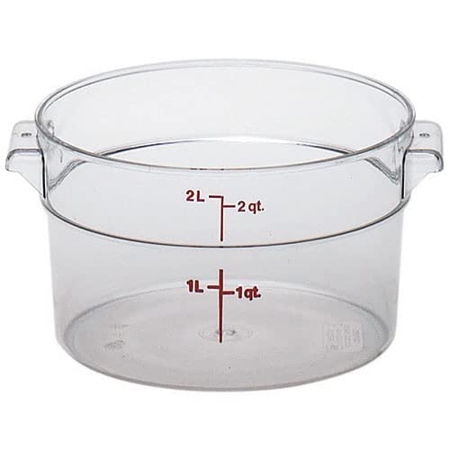 Cambro RFSCW2135 Camwear Round Storage Container, 2 Qt.