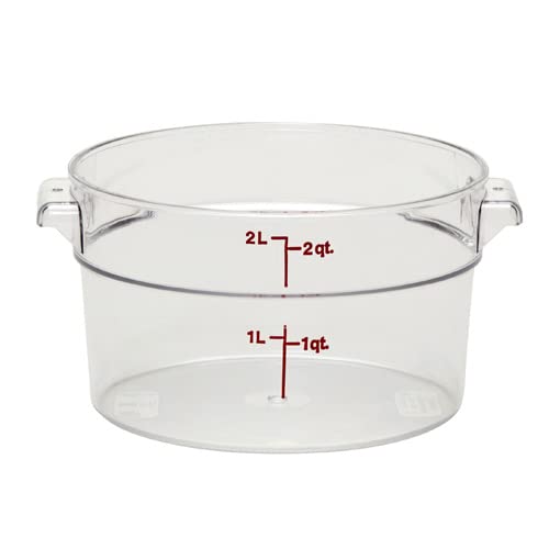 Cambro RFSCW2135 Camwear Round Storage Container, 2 Qt.