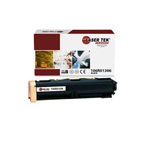 laser tek services compatible toner cartridge replacement for xerox 5222 106r01306 works with xerox workcentre 5222 5225 5225a 5230 printers (black, 1 pack) - 30,000 pages