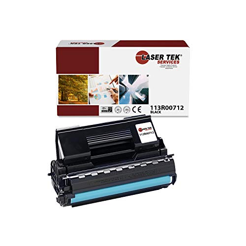 Laser Tek Services Compatible Toner Cartridge Replacement for Xerox 4510 113R00712 Works with Xerox 4510 Printers (Black, 1 Pack) - 19,000 Pages