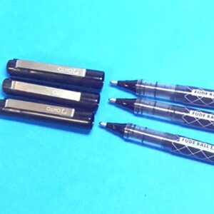 OHTO Fude Ballpoint Pen Extra Bold, 1.5mm, black ink, 3 pens per Pack (Japan import) [Komainu-Dou Original Package]