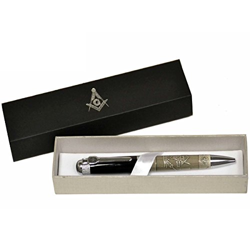 Treasure Gurus Blue Lodge Masonic Quality Heavy Weight Ballpoint Pen Gift Set