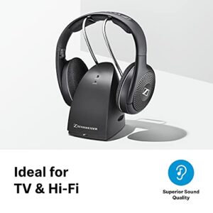 Sennheiser RS 135 On-Ear Wireless RF Headphones with Charging Cradle