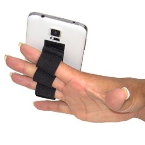 LAZY-HANDS 3-Loop Phone Grip - FITS Most - Black