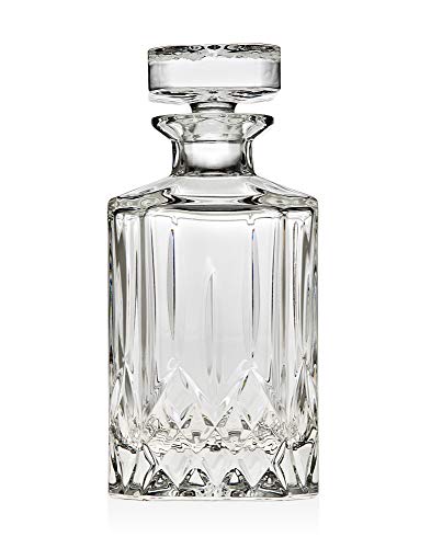 Godinger Silver Art Oxford Crystal Collection Whiskey Decanter With Stopper (650ml)