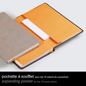 Rhodia Rhodiarama Webnotebook - Lined 96 Sheets - 5 1/2 x 8 1/4 - Black Cover