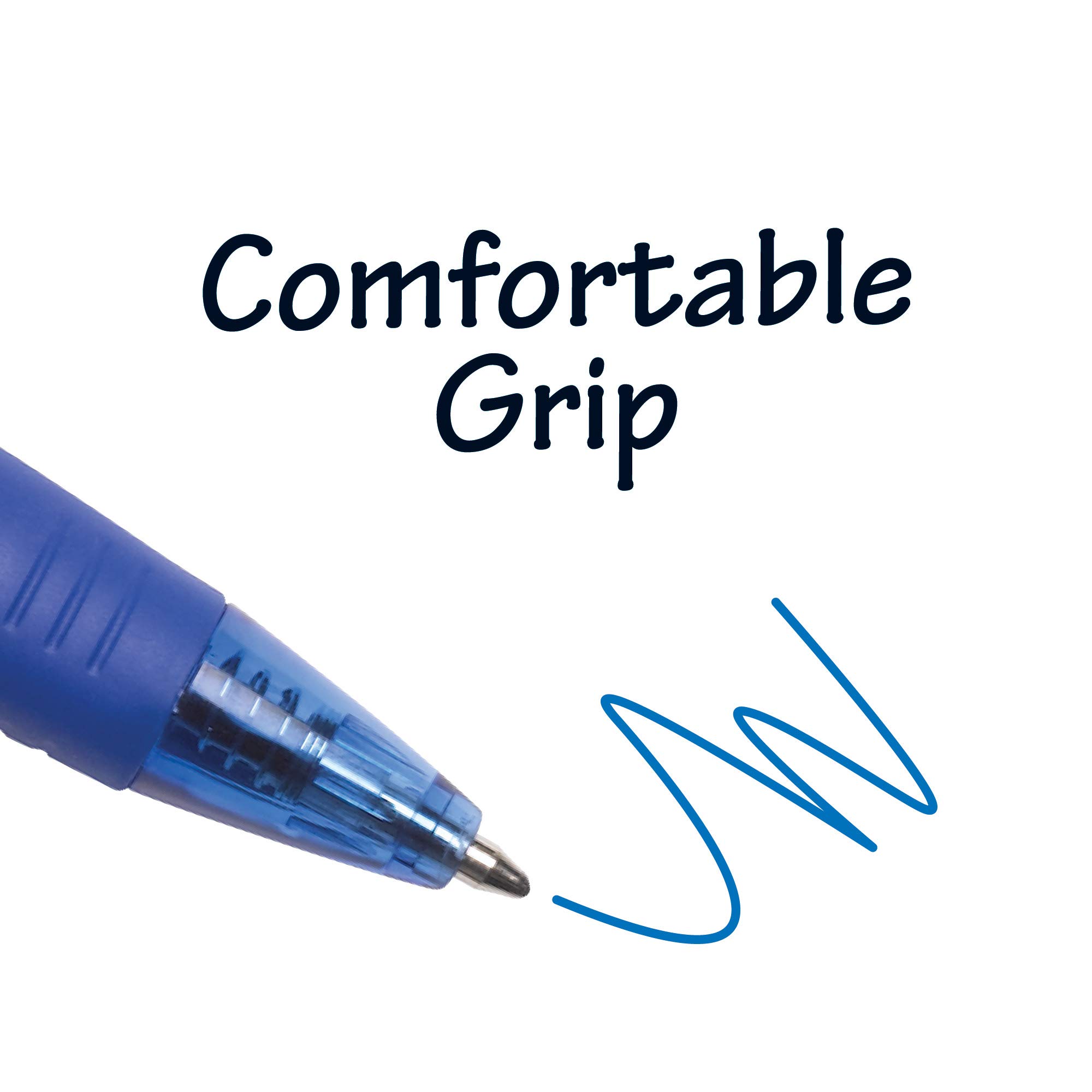 BIC Ballpoint Retractable Pens (BU311BE), Blue