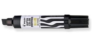 click to open expanded view pilot jumbo refillable permanent marker, chisel tip, black, sold individually
