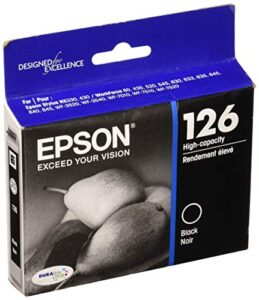 epson durabrite 126 high capacity ink cartridge - black - inkjet - 740 page t126120