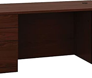 HON 105890Nn 10500 Series Double Pedestal Desk, Full-Height Pedestals, 72W X 36D, Mahogany