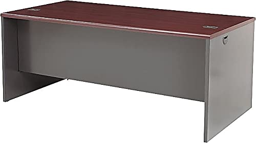 Hon 38934Ns 38000 Series Desk Shell, 72W X 36D X 29-1/2H, Mahogany/Charcoal