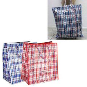 Large Tote Storage Bag Reusable Shopping Groceries Laundry Organizing Zipper Bag