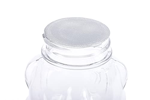 Little Giant Plastic Bear Bottle Honey Squeeze Bottle with Flip-top Lid (12 Ounce, 12 Pack) (Item No. HBEAR12)