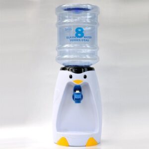 yofit 2.5 liters mini water dispenser 8 glasses water dispenser penguin style