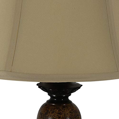 Decor Therapy Mae Bronze and Marble Floor Lamp, Bronze