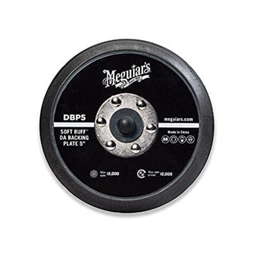 Meguiar's DBP5 5" Soft Buff DA Backing Plate - Use with MT300 Dual Action Variable Speed Polisher