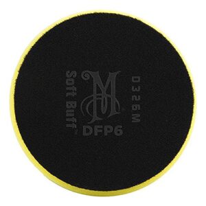 Meguiar's DFP6 6" DA Foam Polishing Disc - Dual Action Polishing Pad Enhances High Gloss