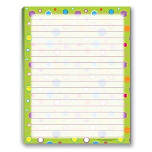 Stonehouse Collection Fun Pattern Designs Pads - USA Made- 4 Assorted Notepads - Shopping List, Teachers, Home, Office, Small Gift - USA Made