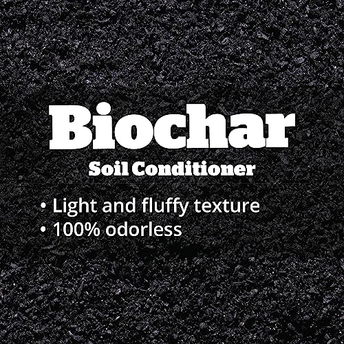 Wakefield BioChar – Premium Garden Soil Conditioner – OMRI Listed, Bio Char for Raised Gardens, Potting Mix, Lawns – 1 cu/ft (25 pounds)