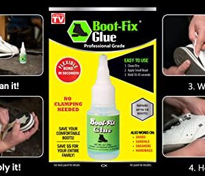 Boot-Fix Shoe Glue: Instant Professional Grade Shoe Repair Glue