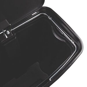 Rubbermaid Commercial Products-1883611 Streamline Slim Step-On Plastic Trash Garbage Can, 13 Gallon, Black