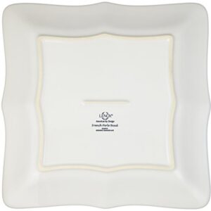 Lenox White French Perle Bead Square 4Pc Place Setting, 6.90 LB