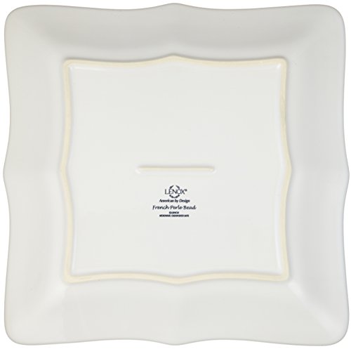 Lenox White French Perle Bead Square 4Pc Place Setting, 6.90 LB