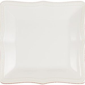 Lenox White French Perle Bead Square 4Pc Place Setting, 6.90 LB