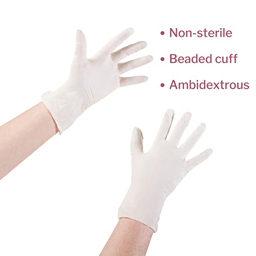 McKesson Stretch Vinyl Exam Gloves, Non-Sterile, Powder-Free, XL, 100 Count, 1 Box