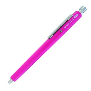 ohto needle point knock ballpoint pen horizon eu 0.7mm ballpoint pink body (nbp-587h-pk)