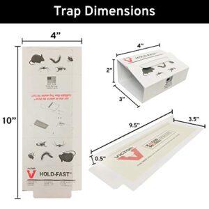 Victor M309 Mouse and Crawling Insect Sticky Glue Board Traps - 72 Pack