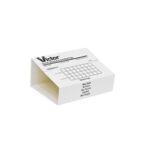 Victor M309 Mouse and Crawling Insect Sticky Glue Board Traps - 72 Pack