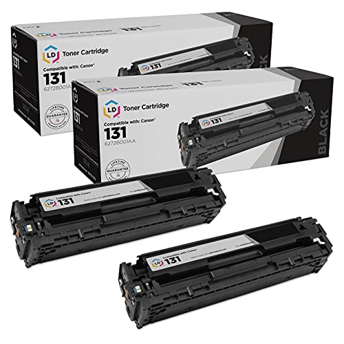 LD Remanufactured Toner Cartridge Replacement for Canon 131 6272B001AA (Black, 2-Pack)